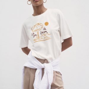 Short-sleeved printed t-shirt