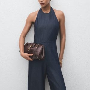 Lyocell denim jumpsuit