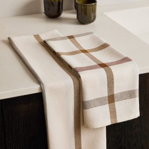 Striped kitchen towels