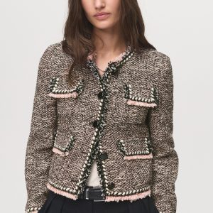 Pocket tweed jacket