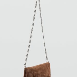 Fringe leather bag