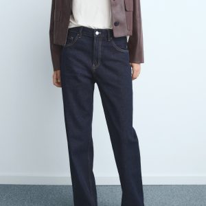 Miami medium-rise straight-fit jeans
