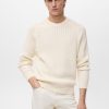 100% cotton braided sweater