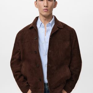 100% leather jacket with pockets