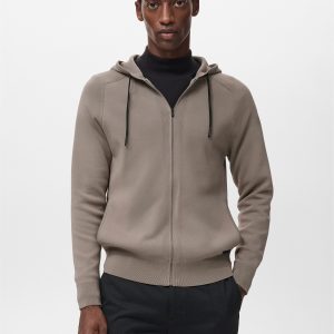Thermoregulating zip-up sweatshirt