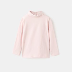 Turtleneck cotton T-shirt