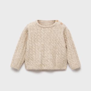Cable-knit sweater