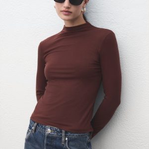 Turtleneck T-shirt