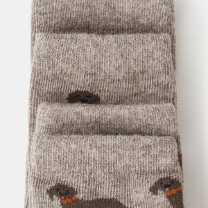 2 pack patterned socks