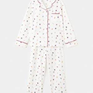 Printed long pyjamas