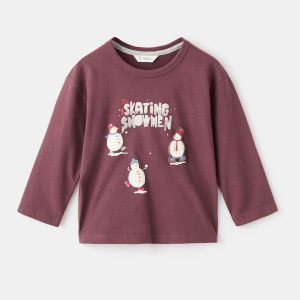 Decorative patches T-shirt