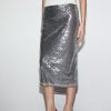 Sequin midi skirt