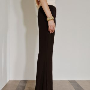 Side slit flowy pants