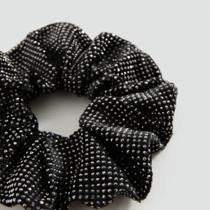 Sparkly scrunchie with rhinestones