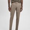Milan slim-fit suit pants