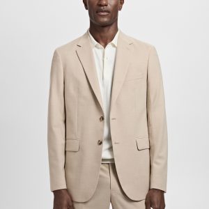 Milan slim-fit suit blazer