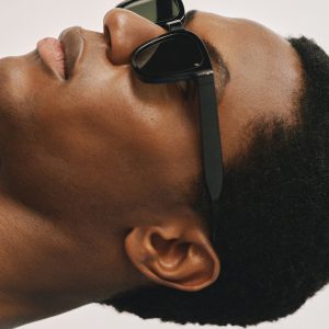 Rectangular-frame sunglasses