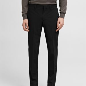 Stretch fabric super slim-fit suit trousers