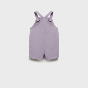 Short denim dungarees