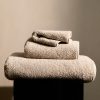 Garment-dyed bath towel