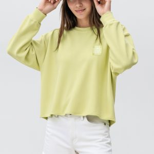 Oversized printed sweatshirt