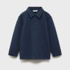 Plain cotton polo shirt