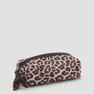 Leopard printed pencil case
