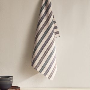 Colored striped fabric