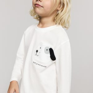 Embroidered animal t-shirt