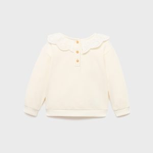 Babydoll neck sweatshirt