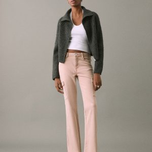 Studded skinny cargo jeans