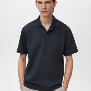 Relaxed-fit cotton polo