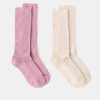 2 pack ribbed socks