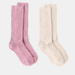 2 pack ribbed socks