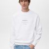 100% cotton sweatshirt text