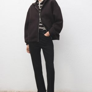 Buckle leather moccasins