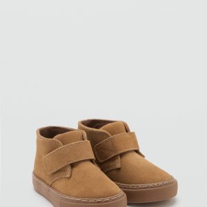 Velcro leather shoes