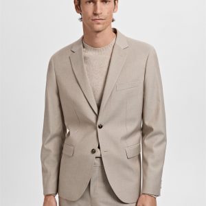 Super slim-fit suit jacket in stretch fabric