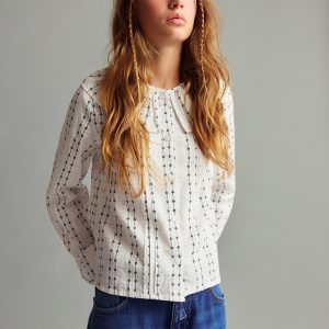 Babydoll collar blouse