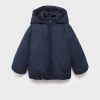 Hood puffer coat