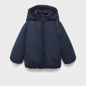 Hood puffer coat