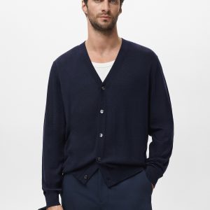 100% merino wool cardigan
