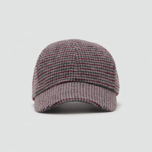 Tweed baker cap