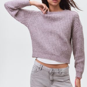 Chunky-knit sweater