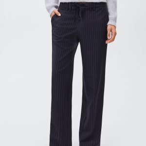 Striped suit pants