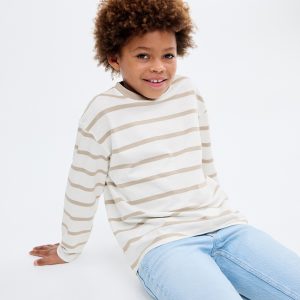 Striped cotton t-shirt