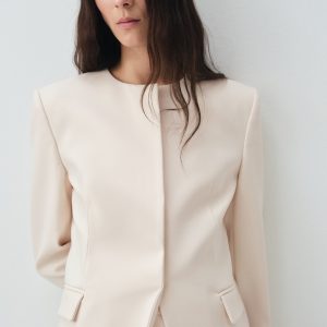 Tailored suit blazer