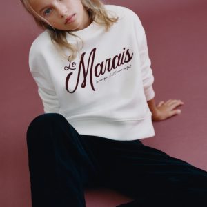 Printed cotton sweatshirt