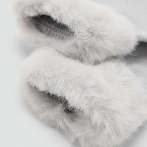 Combined hair gloves