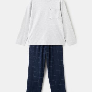 Pack of check pyjamas
